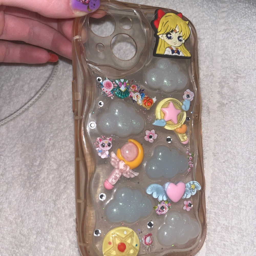 OOAK Sailor Moon Cloud Phone Case